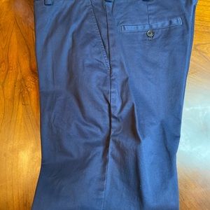 NWT Brooks Brothers Clark Fit Pants - Navy Blue; 34x32.